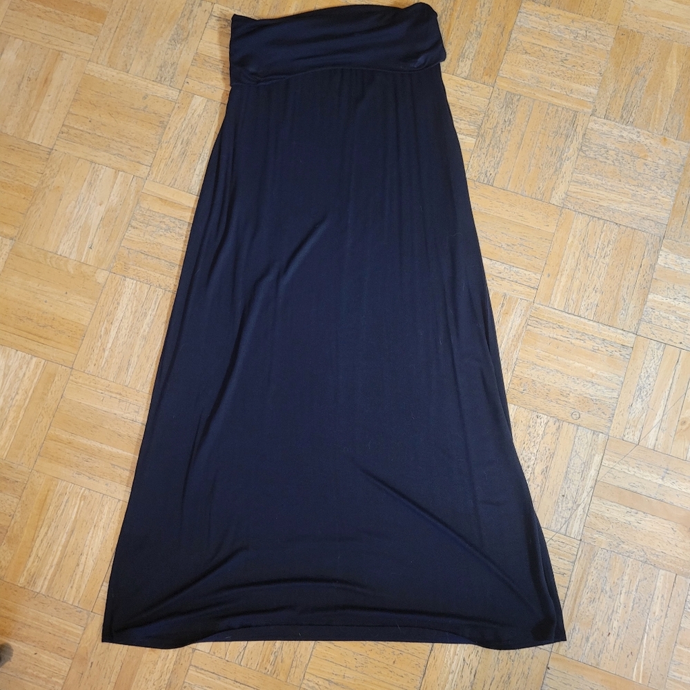 a.n.a Black Maxi Skirt